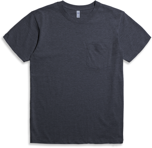 Adult Short Sleeve Pocket Tee (MSPT-120)